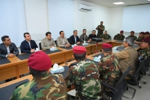 پارێزگاری هەولێر سەردانی میحوەری ڕۆژئاوای کەرکوکی هێزەکانی پێشمەرگەی کرد