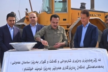 بەگوژمەی زیاتر لە ( 276 ملیۆن دینار )، لە گەڕەکی سەربەخۆیی بەردی بناغەی پرۆژەی دروستکردنی چەند شەقامێک دانرا