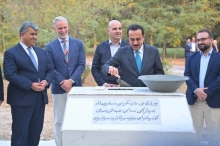 لە پارکی سامی عەبدولڕەحمان، بەردی بناغەی پڕۆژەیەکی گرنگی ریسایکلینی ئاو دانرا