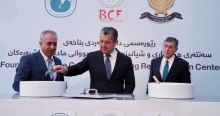 سەرۆکی حكومەتى هەرێم، بەردی بناغەی سەنتەری هۆشیاری و شیاندنەوەی ئاڵودەبووانی ماددە هۆشبەرەکانی دانا