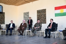سەردانی هێزەکانی پێشمەرگە