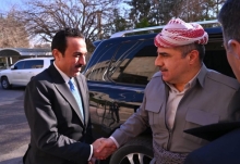 سیداد بارزانی سەردانی دیوانی پارێزگای هەولێری کرد