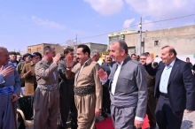 کۆیە  مەراسیمی دانانی بەردی بناغەی لێژنەی ناوچەی کۆیە