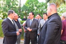 بە نوێنەرایەتی سەرۆکی حکومەتی هەرێمی کوردستان، پارێزگاری هەولێر بەشداری ساتێک بێ دەنگی بۆ رۆحی هونەرمەندی شێوەکار ( قەرەنی جەمیل ) کرد