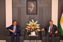 پیرۆزبایكردن له‌ بەرپرس و دەستەی کارگێڕی لقی قەڵای هەولێری یەکێتی قوتابیان و لاوان