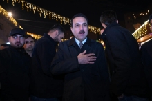 پارێزگاری هەولێر لەگەڵ جەماوەر بەشداری خۆشییەکانی سەری ساڵی نوێی زاینی کرد 