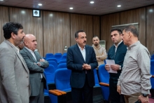 نوێنەری سەرۆکی هەرێم و سەرۆکی حکومەت، لە پزیشکی داد، لە چاوەڕوانی خانەوادەی کۆچکردوو بیرمەند و فەیلەسووفی دیاری کورد 