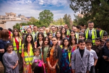 لە هەولێر... هەڵمەتێکی نەمامچاندن لە قوتابخانەیەک دەستی پێكرد