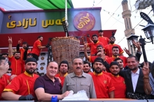 لە هەولێر ڕیکۆردی گەورەترین شیشی گەس لە جیهان تۆمار کرا 