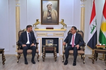 پارێزگاری هەولێر، پێشوازی لە سەرۆکی نێردەی ڕێکخراوی نێودەوڵەتی کۆچ لە عێراق دەکات