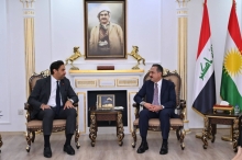 پارێزگاری هەولێر، پێشوازی لە بەڕێوەبەری ھەرێمیی ڕێکخراوی نێودەوڵەتی منداڵپارێز دەکات