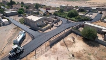هەولێر.. بە درێژایی 1200 مەتر ڕێگەی ناو گوندی گردی ماوان لە سنووری ناحیەی دارەشەکران قیرتاو کرا