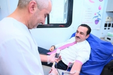 لە پارکی شار.. بەبۆنەی ڕۆژی جیهانی خوێن بەخشین، هەڵمەتێک ئەنجامدرا