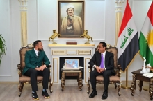 Governor of Erbil receives the President of the European Federation of Journalists