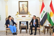 Governor of Erbil receives a delegation of parliamentarians from the DEM Party