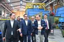 Zanjan... The Governor of Erbil visits the 'Iran Transfo Motor' company's factory for the production of electrical transformers 