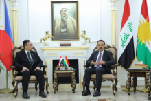 The Governor of Erbil receives the Philippine Ambassador to Iraq