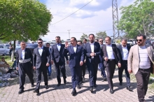 Van... Erbil Governor Visits Ercis Fish Dam
