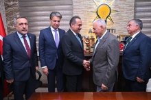 Binali Yıldırım Receives Kurdistan Region Delegation and Conveys Greetings and Respect to 