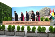 Prime Minister Masrour Barzani lays foundation stones for two projects in Ankawa