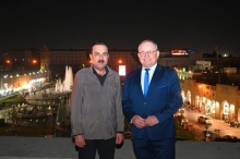 Governor of Erbil and Governor of Lodz, Poland Visit Erbil Citadel