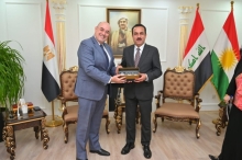  The Governor of Erbil, Omed Khoshnaw, received the new Egyptian Consul in Erbil 