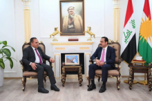  The Governor of Erbil receives the former Governor of Babylon and a member of the political bureau of the Al-Hikma Movement