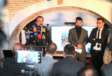  Erbil… Display of some ancient artifacts found during the restoration of the Citadel