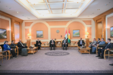 The Minister of Health in the federal government arrives in Erbil