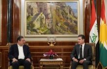  President of the Kurdistan Region Welcomes a Delegation from the Islamic Republic of Iran