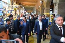 The Erbil Governor and Head of Foreign Relations Department, joined by various consuls and envoys, pay a visit to the Erbil bazaar 
