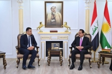  Erbil Governor Welcomes Chairman of the Executive Board of Mersin Industrialists and Businessmen Association
