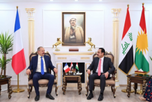 The Governor of Erbil receives the Acting French Consul