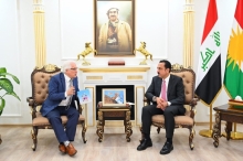 Erbil Governor receives Dr. Fariad Fazil Omar
