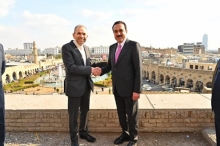 The Governor of Erbil, on the Erbil Citadel, welcomed the Deputy Foreign Minister of the Islamic Republic of Iran for Political Affairs