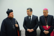 Prime Minister Barzani attends Mass Funeral for Bakhdida victims 