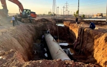  The first phase of replacement of Ifraz 3 water pipeline in Erbil has started with more than 4 billion dinars