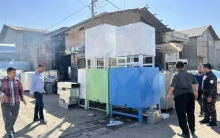 In Erbil. Removal of excess on public property and street reorganization continues