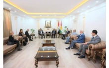 The Governor of Erbil receives an International Relief Organization delegation