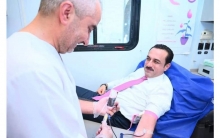 On World Blood Donation Day, a campaign was conducted in the city park