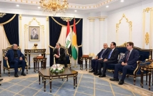 Kurdistan Regional Government Interior Minister received Iranian Deputy Interior Minister and an accompanying delegation