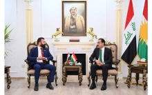 The Governor of Erbil receives the Mayor of Lambeth County, south of London