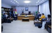 Deputy Governor of Erbil receives a UNDP delegation