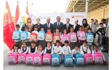  In Harsham camp… (1200) school bags with all necessities were distributed to the refugee students of the camp