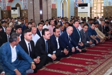 محافظ أربيل يشارك في مراسم صلاة العيد بمسجد جليل خياط 