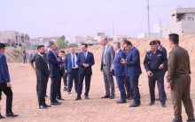  The governor of Erbil visited the cleaning campaign of natural rainwater channels in Qushtapa district