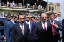 محافظ اربيل يستقبل وزير الخارجية النمساوي.. ويتفقدان سوق القلعة