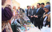 The governor of Erbil inaugurated a Women's Handicrafts Exhibition at Erbil Citadel