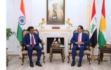 The Governor of Erbil receives the Indian Consul General in Erbil