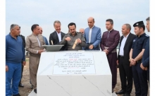 In Daratu, the foundation stone for the construction and paving of two streets, a 20-meter road, and a bridge was laid